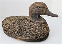 Vintage Wooden Cork Duck Decoy