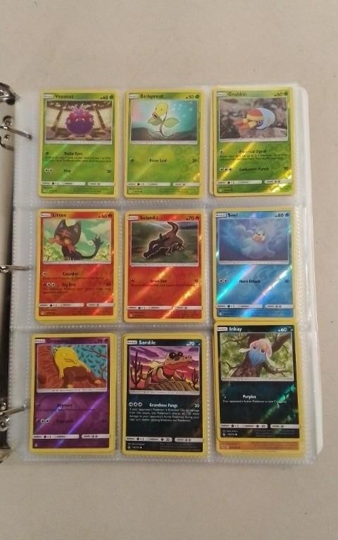 Binder Of Pokémon Cards- 15 Pages