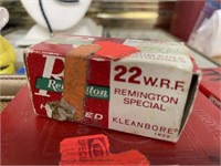 Vintage box of 22 ammo