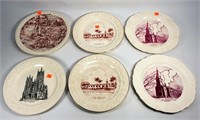 Theme Plates by Homer Laughlin/ Coral Gables FL/