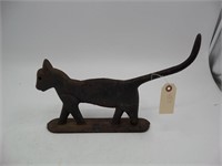 Cast Iron Cat Door Stop / Boot Scraper