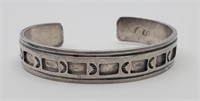 Stanley Bain Navajo Sterling Silver Cuff Bracelet