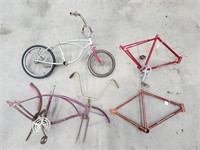 Vintage Schwinn Bike / Bicycle Frames & Other