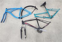 Schwinn, Huffy, and Mongoose Bike Frames