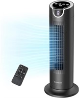 DR.PREPARE Tower Fan for Bedroom, 25 dB Quiet DC B