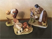 3 Norman Rockwell Figurines
