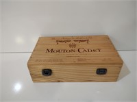 Mouton-Cadet Wood Wine Box