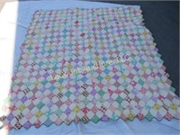 vintage small pieced quilt