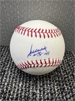 Alexi Ogando Signed Baseball with COA