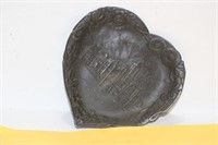 A Souvenir Heart Shaped Plate