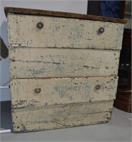 Antique Chest Of Drawers - 30.5"h x 31"w x 14"d