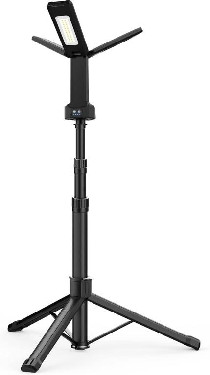 Rechargeable Led Work Light With Stand, 67" Tall
