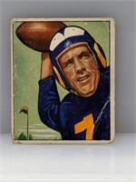 1950 Bowman #17 Bob Waterfield Los Angeles Rams