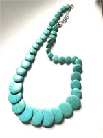 18-20" Turquoise Bead Necklace