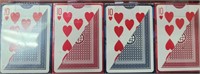 4 STANDARD CLASSIC PLAYING CARDS