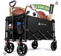 HIKENATURE BLACK FOLDING WAGON 36.2x21.7x24