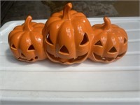 Halloween Pumpkin Candle Holder