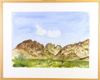 EARL STALEY LANDSCAPE WATERCOLOR PAINTING