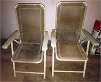 810 - PAIR OF PATIO CHAIRS