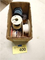 Misc. Spools Of Car Quest Wire-Box