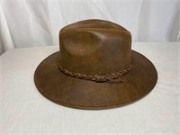 Indiana Jones Leather Cowboy Hat