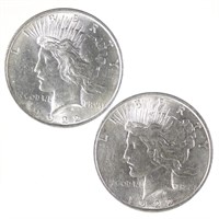 1922 Peace Silver Dollars (2)
