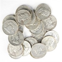 Franklin Half Dollars (20)