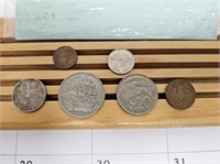 6 NEW ZEALAND COINS