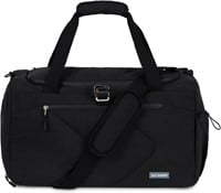 Travel Duffle Bag for Women  30L Gym Bag  Black