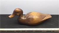 Hand carved 14" Wood duck decoy