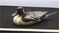 Hand Painted 14" Pintail duck decoy by