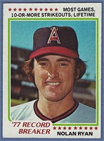 1978 Topps #6 Nolan Ryan RB California Angels