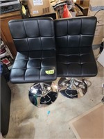 2 Bar stools (vinyl seats)