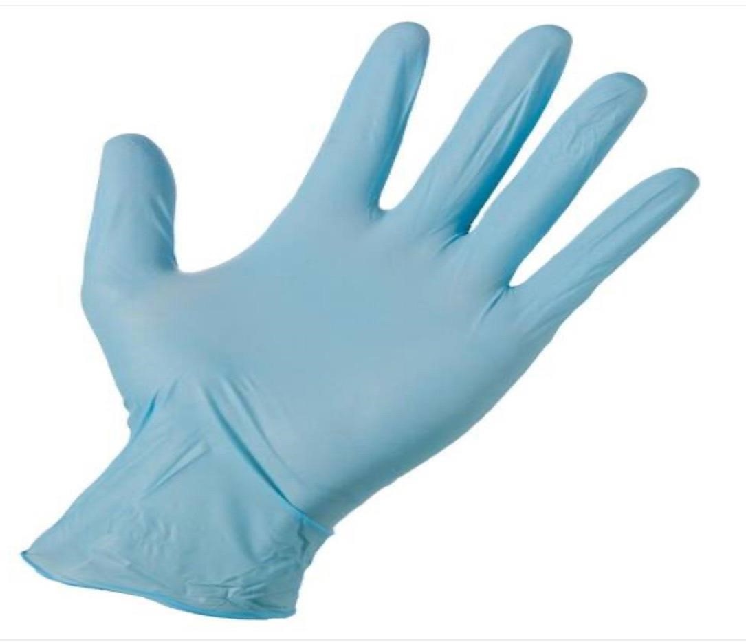 Large Disposable Nitrile Gloves (100-Count)