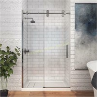 Ove Sydney 48 Shower Door Satin Nickel $699 Retail