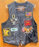 XL Interstate Leather "Patriot Gaurd Rider" Vest