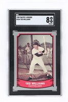GRADED TED WILLIAMS BASEBALL CARD