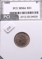 1892 PCI MS64 RED INDIAN HEAD CENT