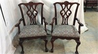 Matching Wooden Armed Chairs Z10C