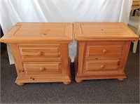 Vintage Broyhill Knotty Pine Night Stands