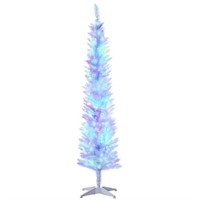 6 ft. Tall Pencil Prelit Artificial Christmas Tree