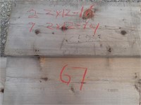 Lumber 2 - 2X1X16 ~ 7 - 2X1X14 Cedar
