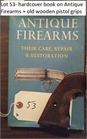 antique firearms hc book plus old pistol grips