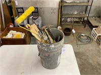 Buckets with Painting Contents