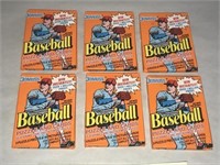 1990 Donruss Baseball Cards LOT of 6 Unopened
