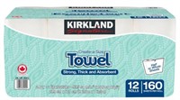 12-Pk Kirkland Signature 2-Ply Paper Towels