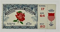 1952 Rose Bowl Ticket