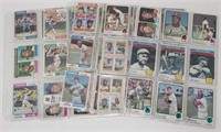 45 1970s Topps Hall of Famer Cards incl Aaron Cobb