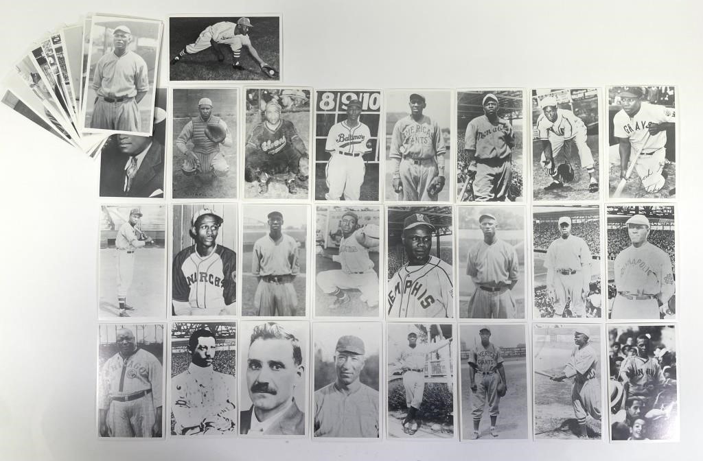 1987 Phil Dixon Negro League Photo Cards Set of 45