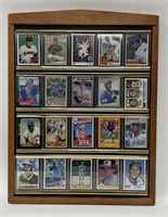 MLB Baseball Rookie Card Framed Display